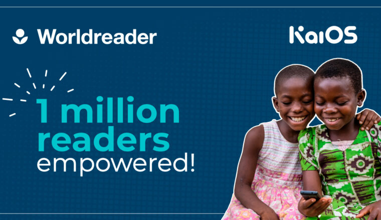 KaiOS Technologies and Worldreader Celebrate Milestone of Empowering 1 Million Readers