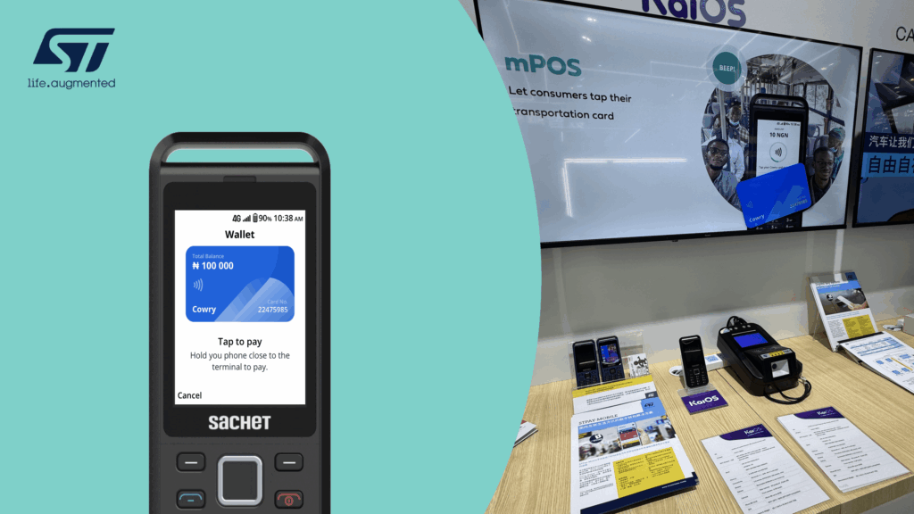 KaiOS collaborates with STMicroelectronics to Bring Mobile Tap&Go for Transit to Emerging Markets