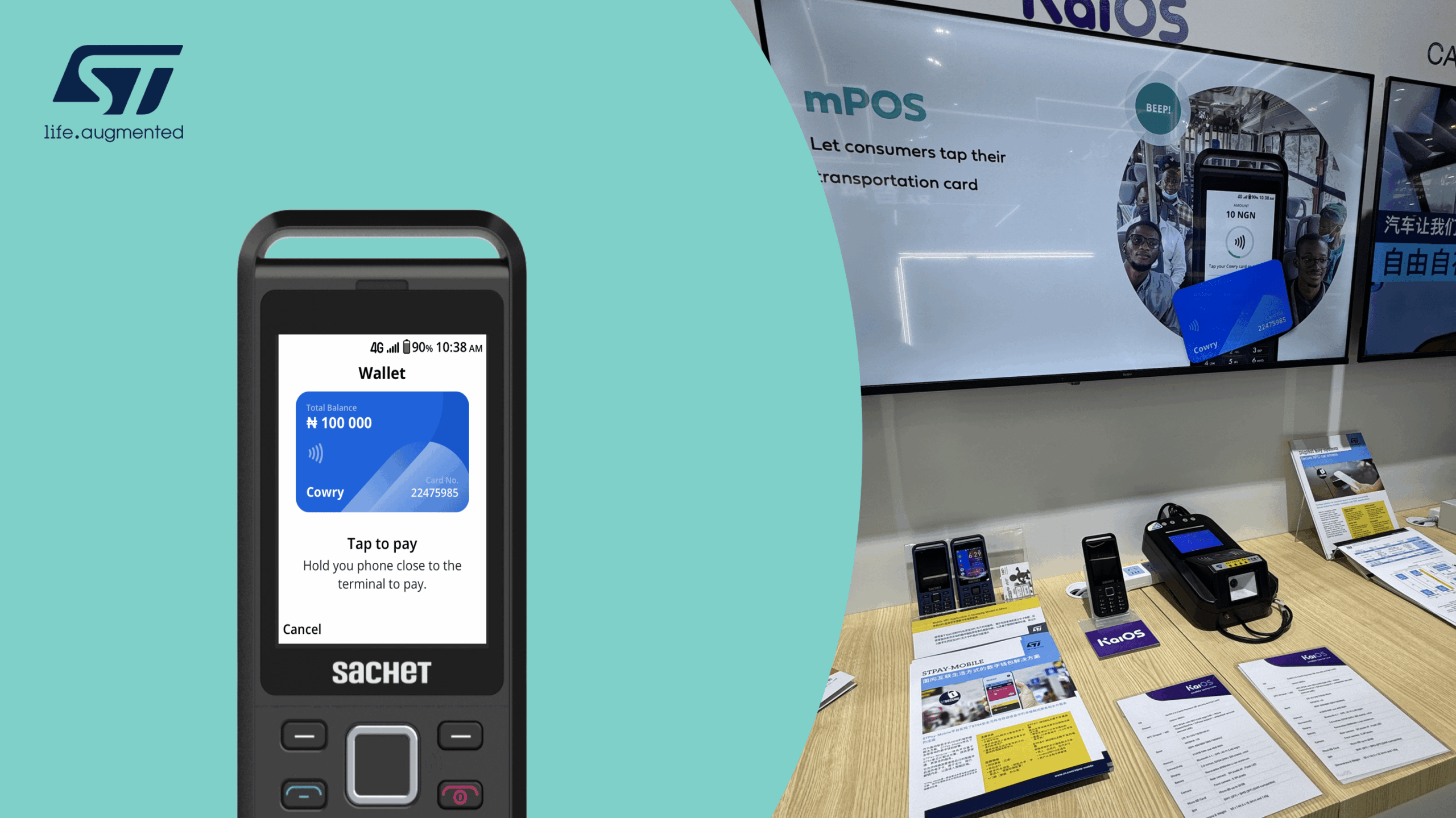 KaiOS collaborates with STMicroelectronics to Bring Mobile Tap&Go for Transit to Emerging Markets