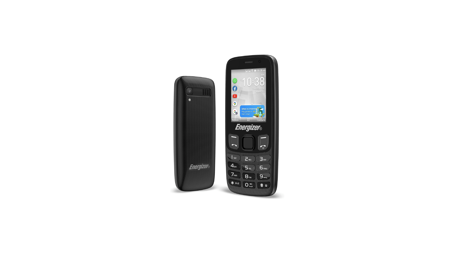 Teléfono móvil para personas mayores S760 4G 2.8+1.44 KaiOS Rojo- Te