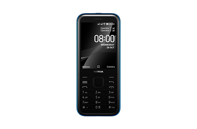 Original Unlocked 4G/LTE GSM Nokia 8000 2020 4GB ROM GPS WIFI Mobile KaiOS  Phone 